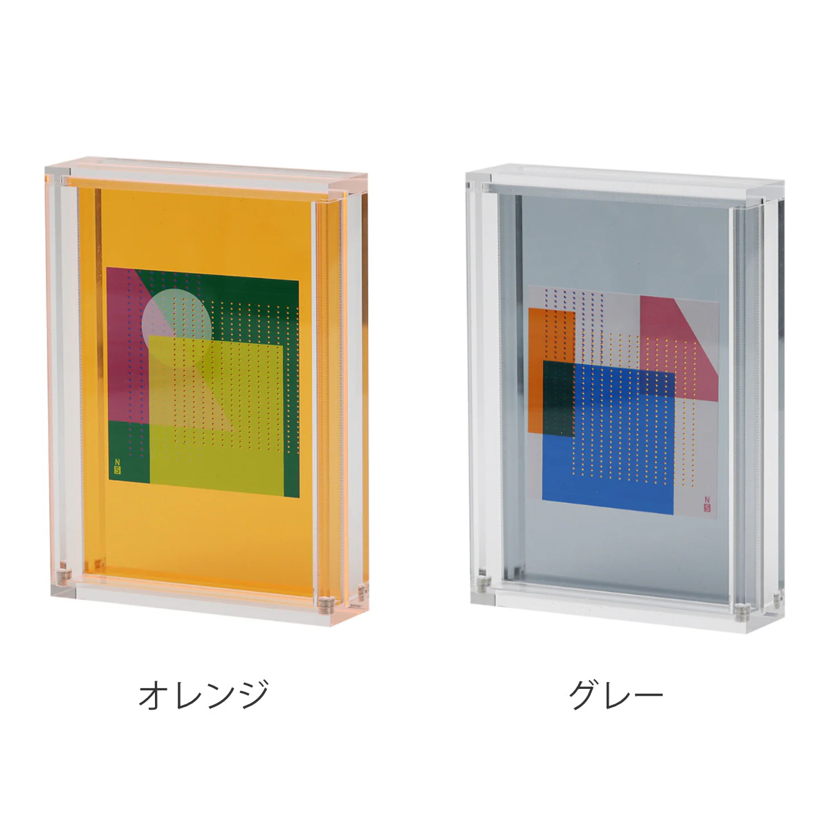 magnet フォトフレーム AMS-02 透明 アクリル （ 写真立て フォト