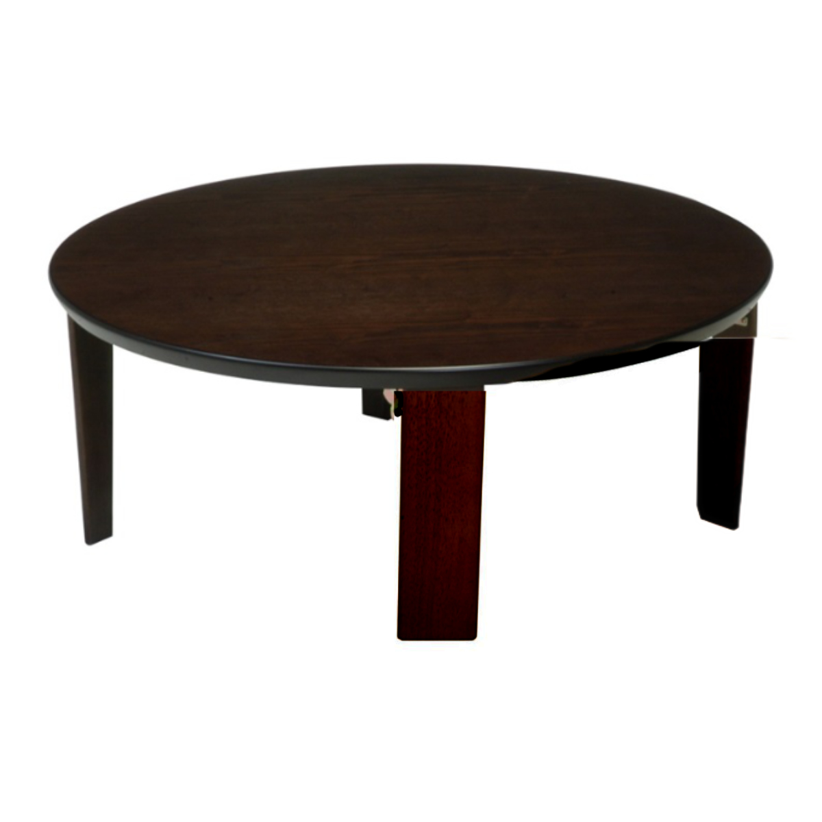 ローテーブル 折りたたみ 円型 直径90cm 座卓マロン （ テーブル 天然