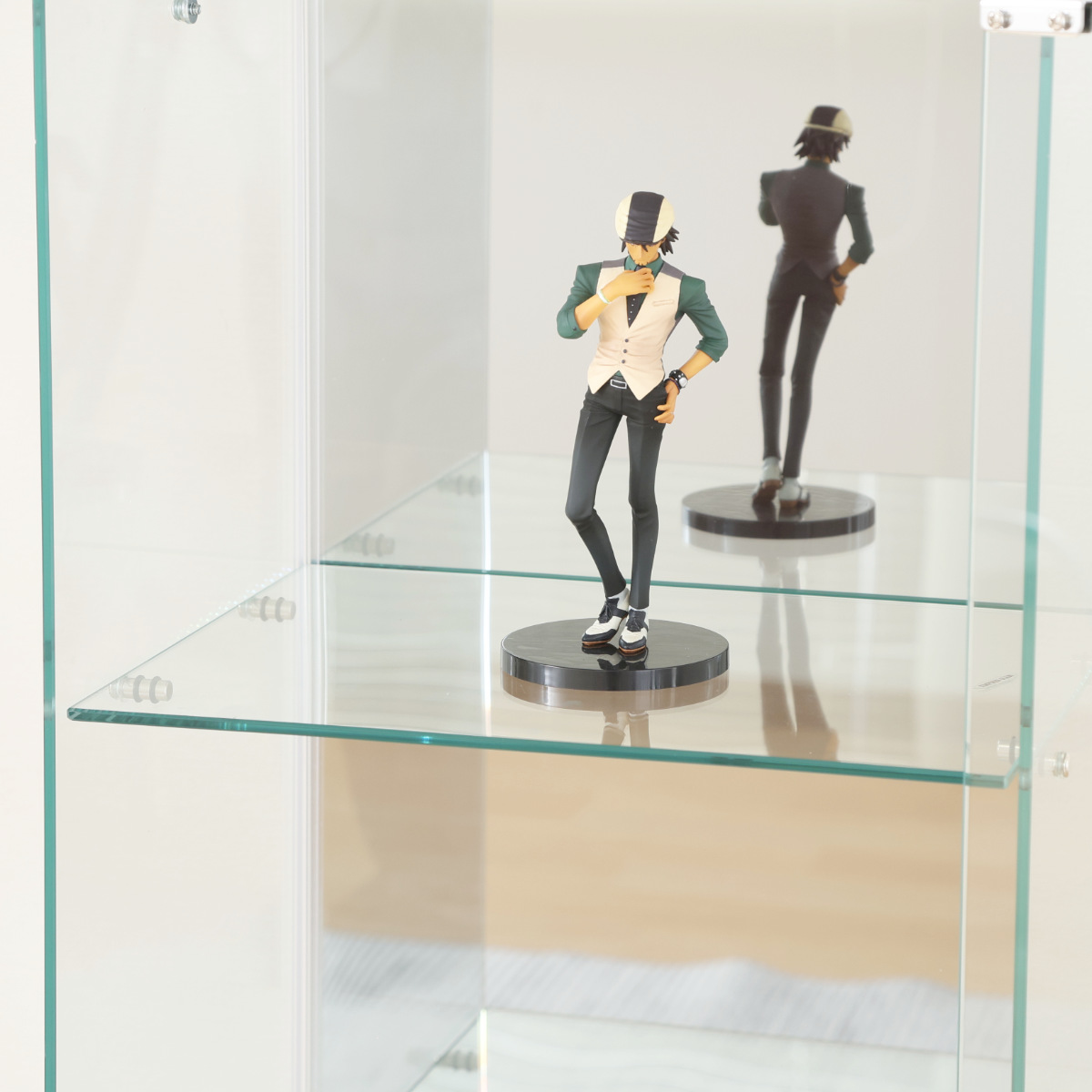 不二貿易（Fuji Boeki） ガラスコレクションケース 幅39cm 4段 ショー