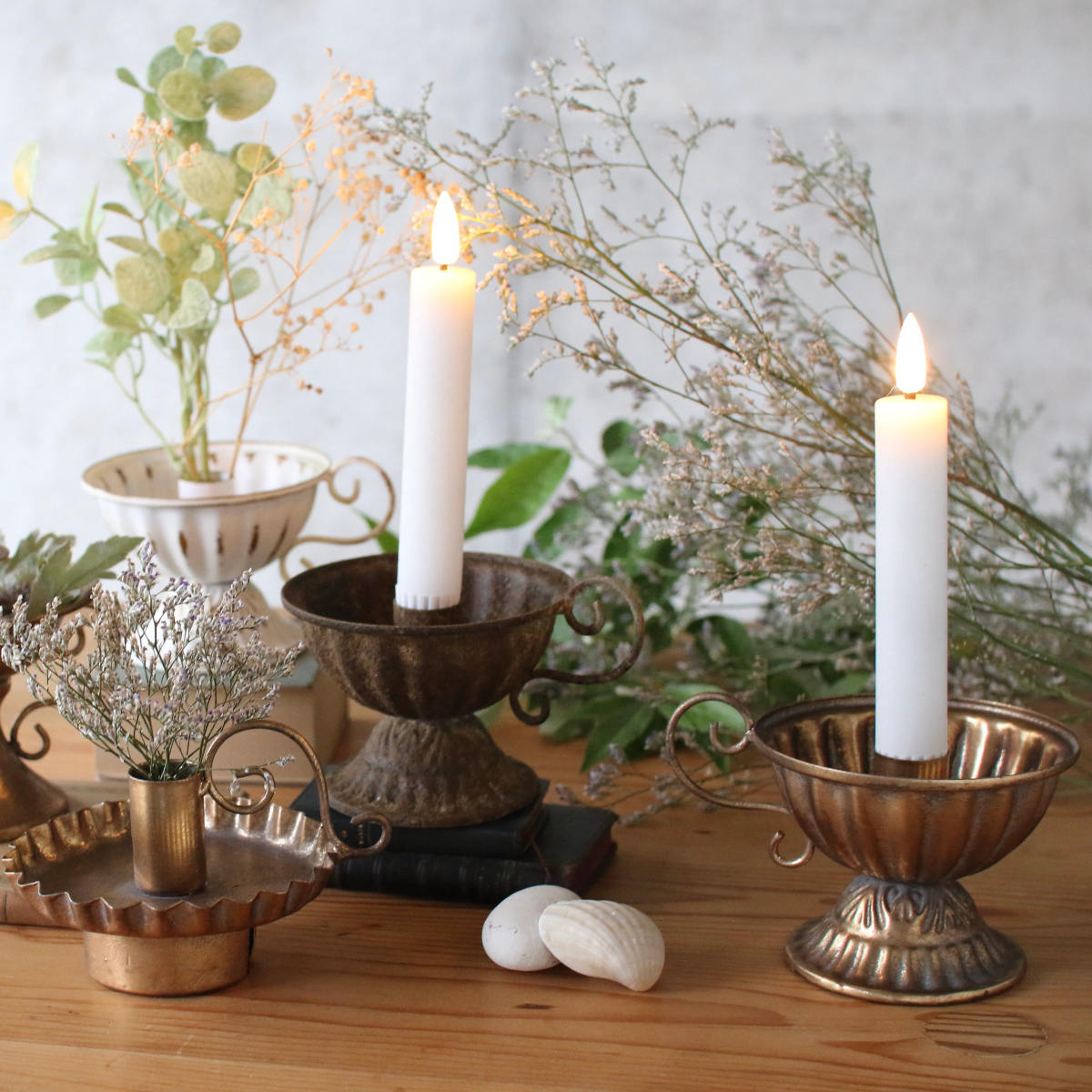 キャンドルホルダー Cタイプ チャーチテーパーキャンドルホルダー