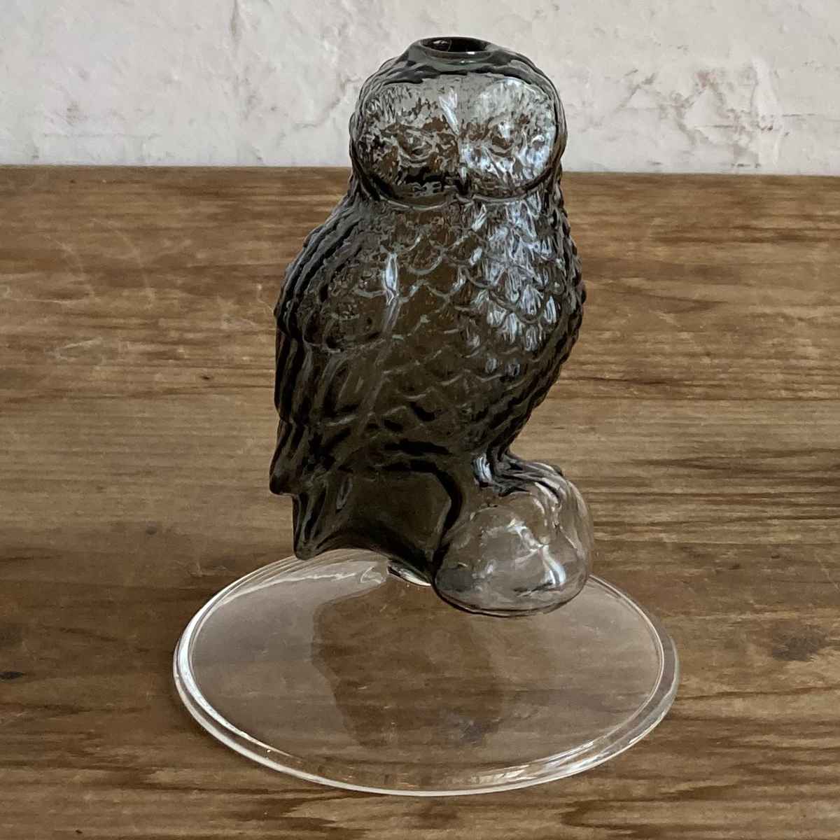 花瓶 ガラス フクロウベース （ 花ビン 花びん 花器 フラワーベース