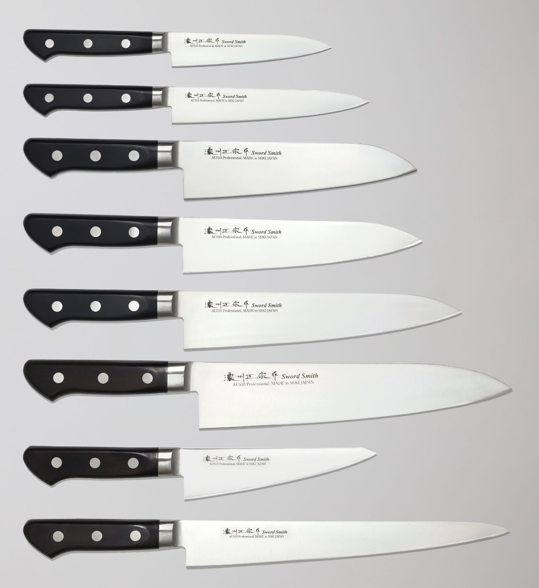 ペティナイフ 刃渡り12cm 濃州正宗作 プロフェッショナル10A 日本製