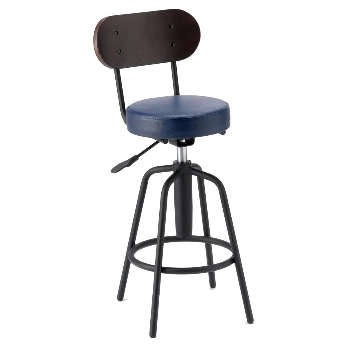 カウンターチェア 2脚セット 座面高61〜71cm 回転 タムチェア （ バー