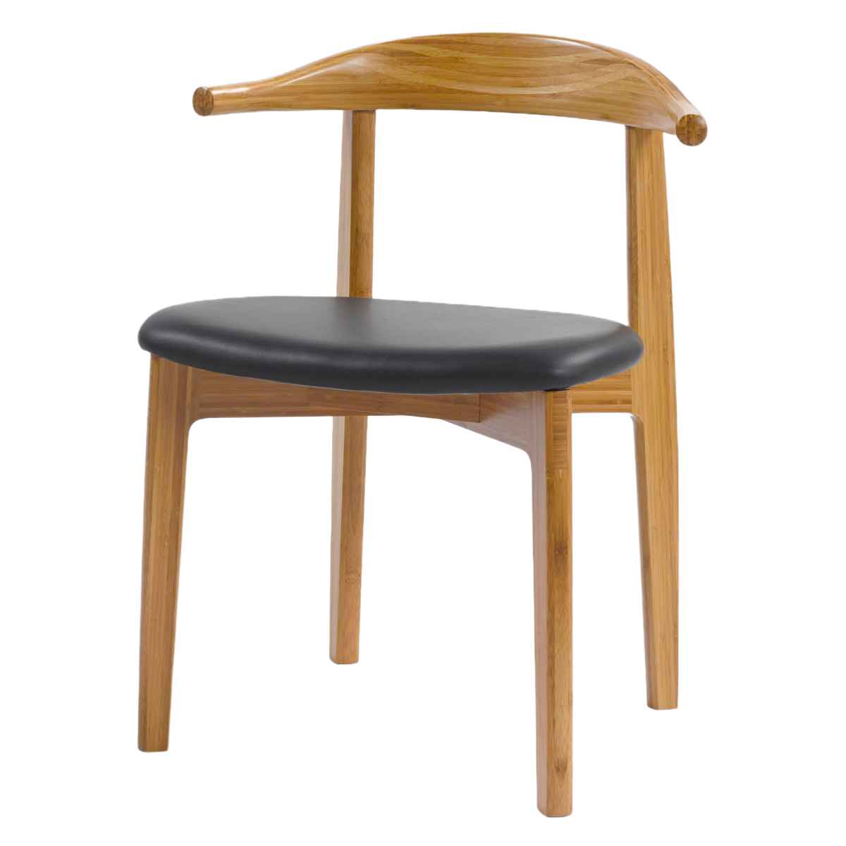 TEORI（テオリ） ダイニングチェア 座面高43cm 肘あり 竹製 Fシリーズ