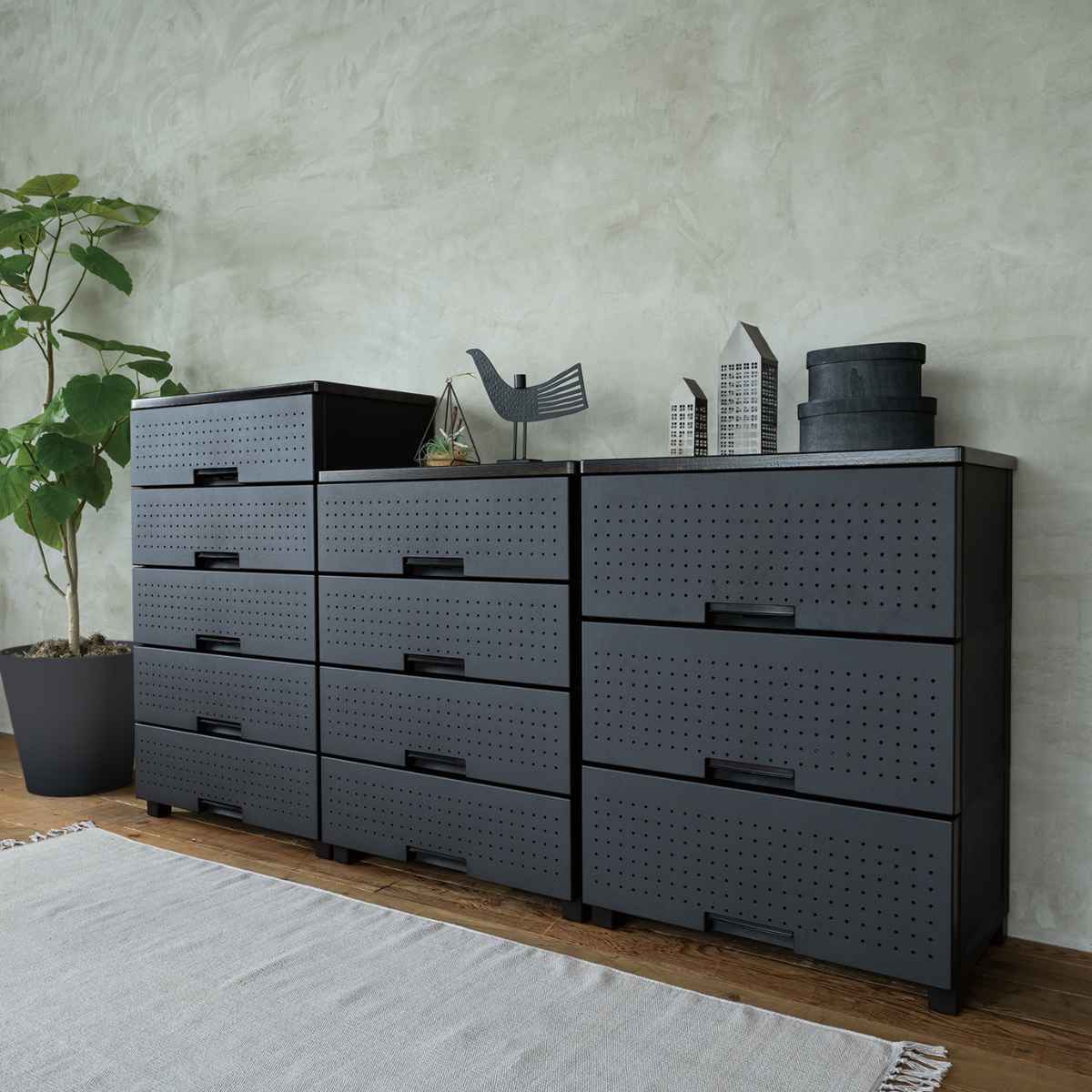 Fits チェスト フィッツプラス デコ 5段 幅65×奥行41×高さ105cm