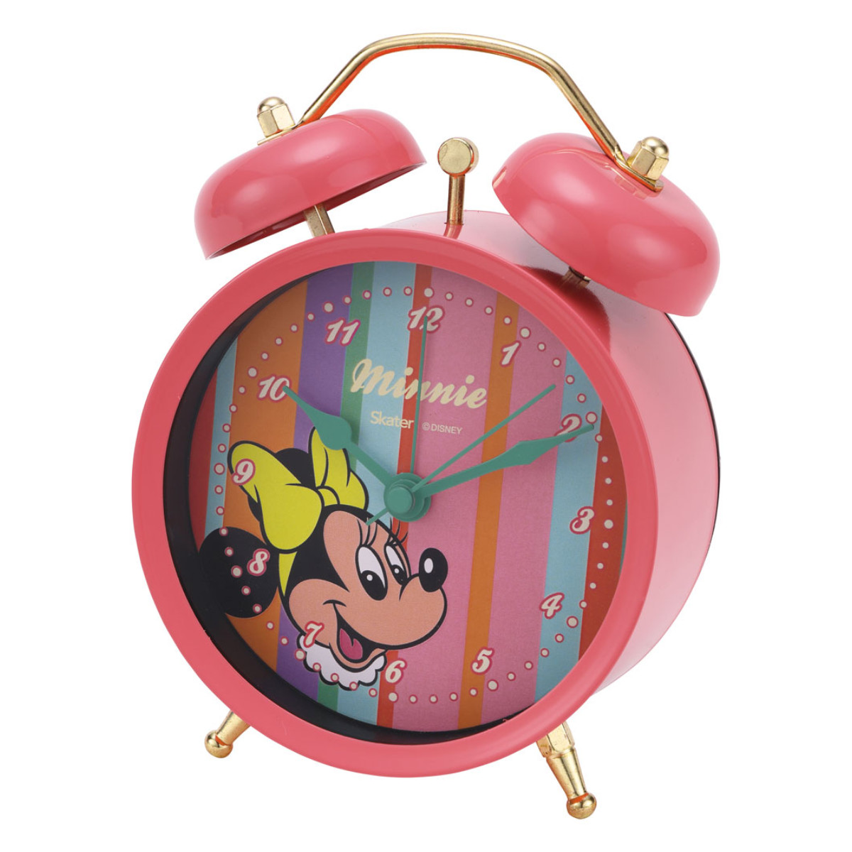 スケーター 置き時計 目覚まし レトロ ディズニー （ ヒューイ