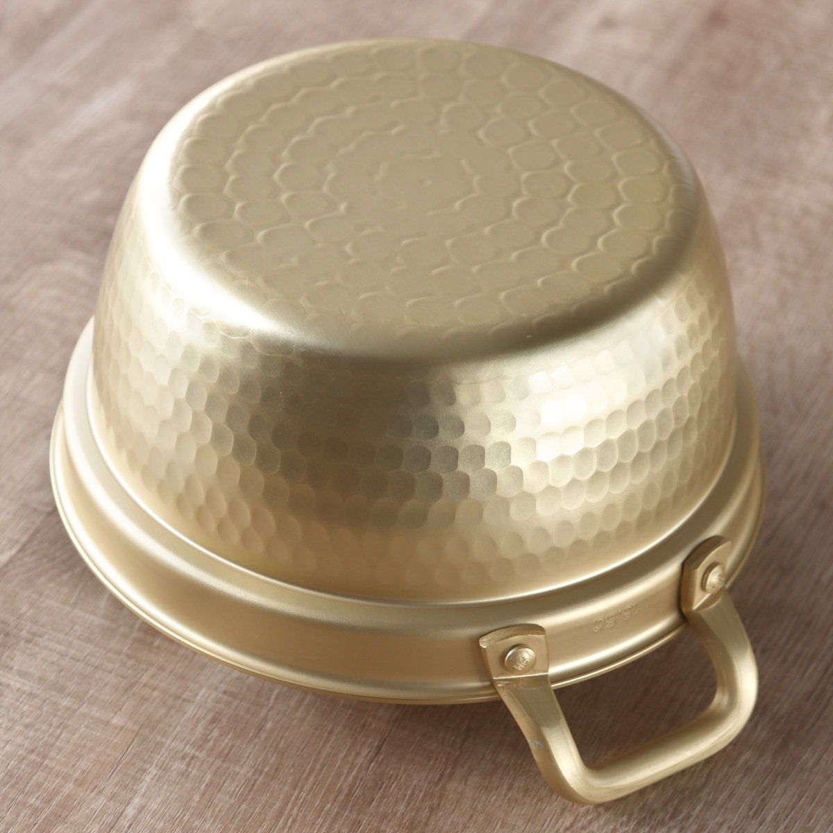 北陸アルミニウム 両手鍋 18.5cm 小伝具 アルミ段付鍋 木蓋付 日本製