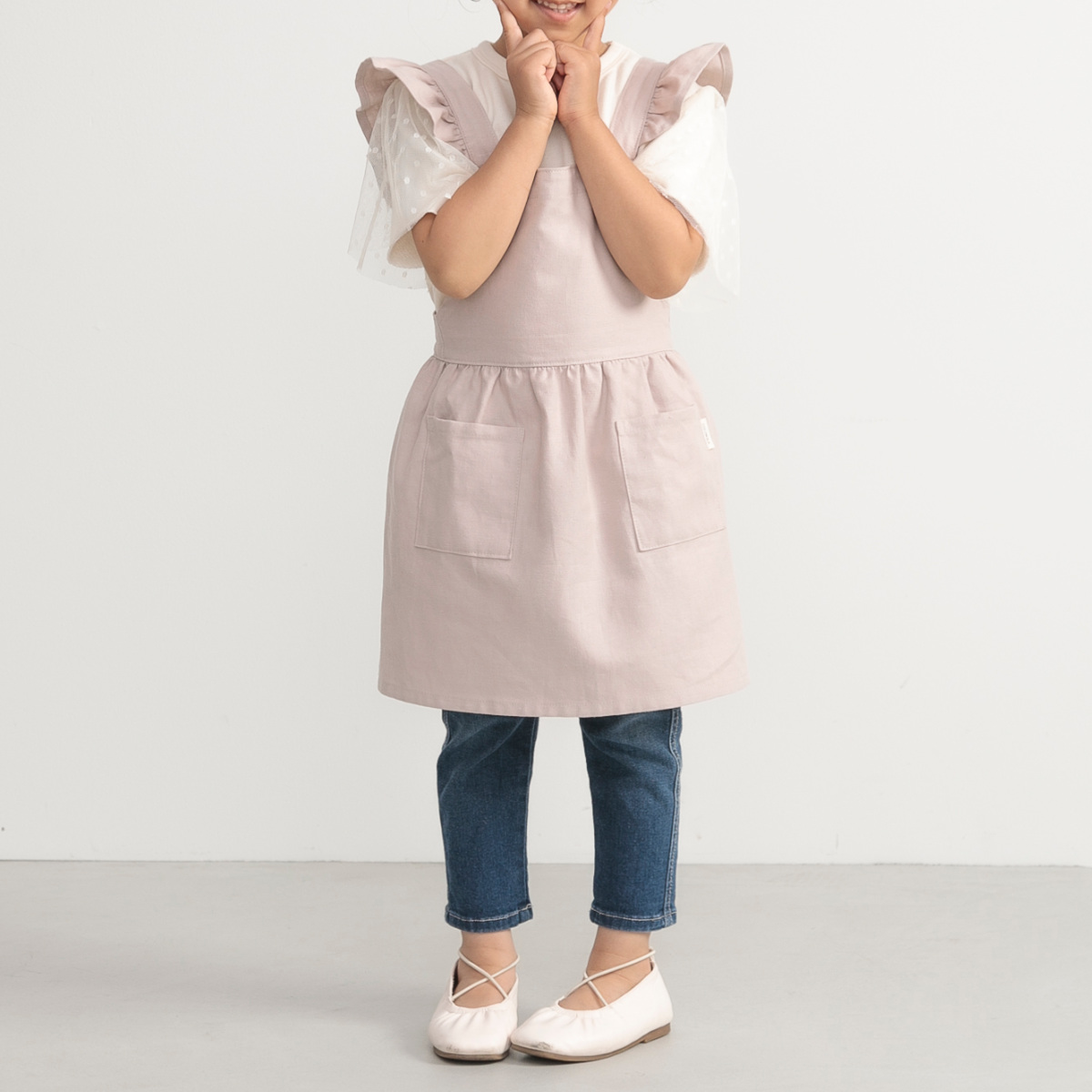 COCO WALK（ココウォーク） エプロン 無地 Lincラップエプロン 子供用