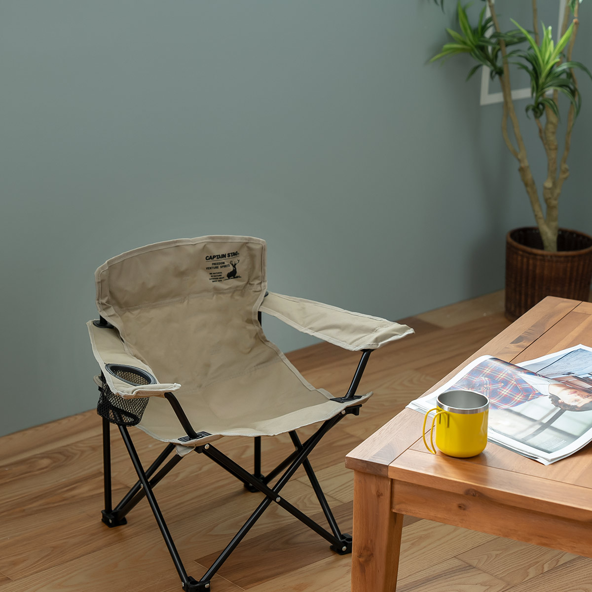 CAPTAIN STAG（キャプテンスタッグ） アウトドアチェア 折りたたみ CS