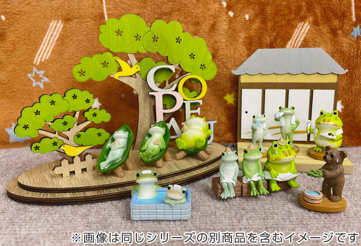 コポー 熱波師のクマ カエル 置物 （ Copeau 置き物 くま クマ 玄関