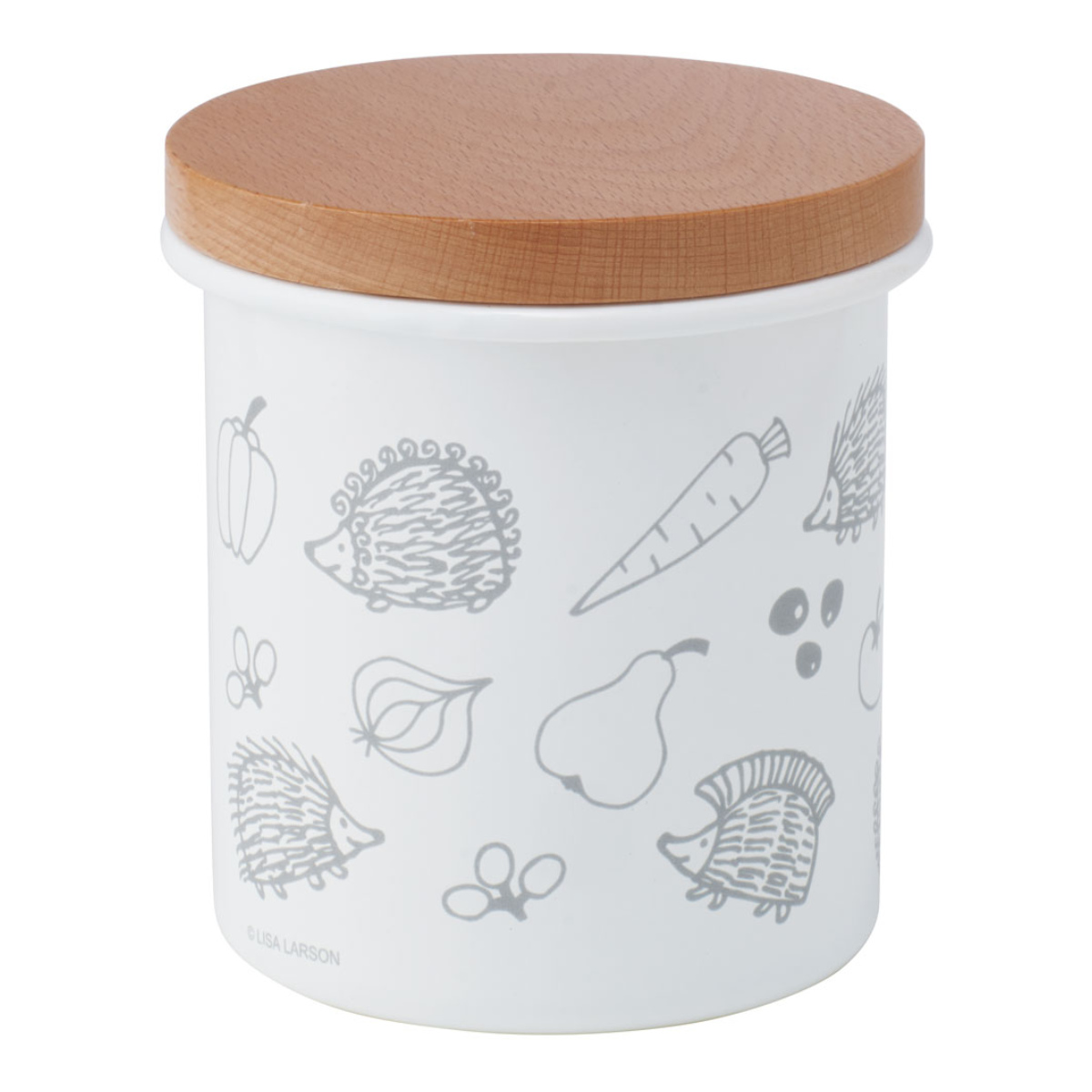 スケーター 保存容器 ホーローキャニスター木蓋 750ml （ リサラーソン