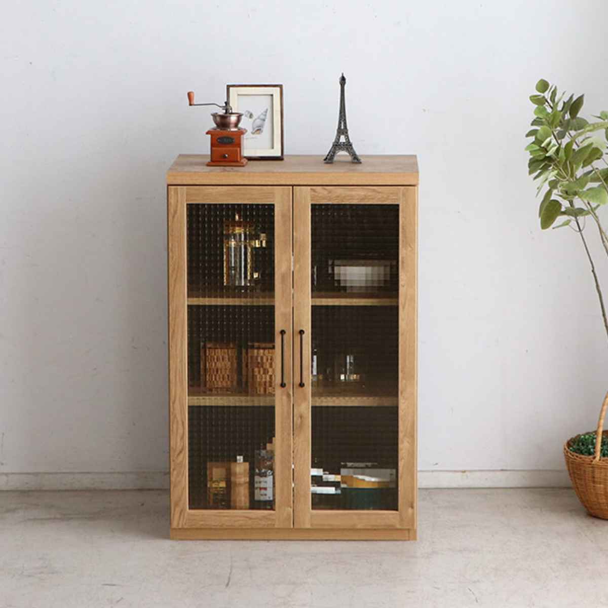 東馬（Tohma） 組合せ家具 キャビネット ガラス戸タイプ TRACT 約幅