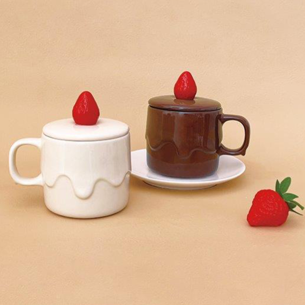 DECOLE（デコレ） マグカップ 250ml キャンドルケーキマグ 陶器