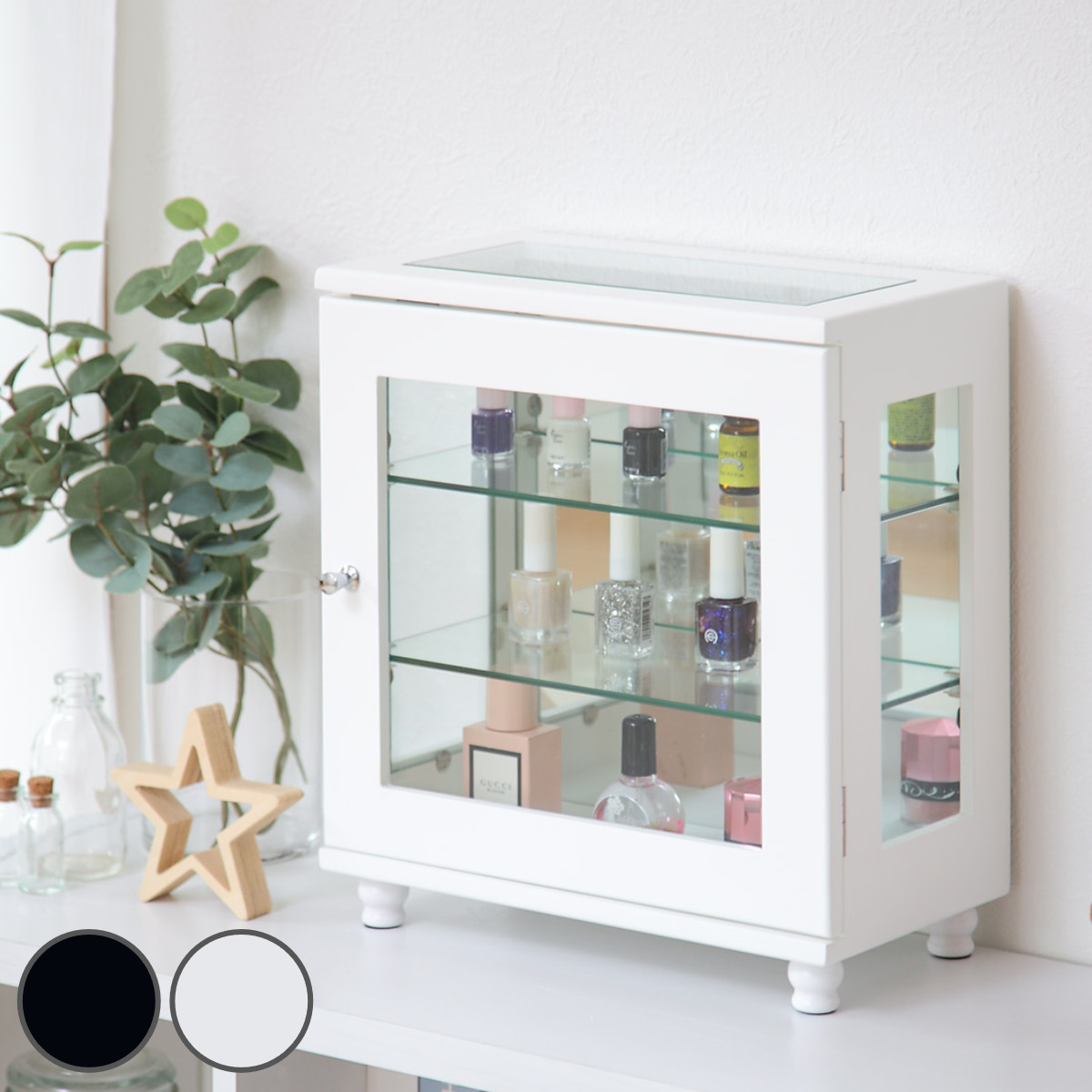 ミヤグチ企販 ミニコレクションラック ショーケース ワイドタイプ 幅