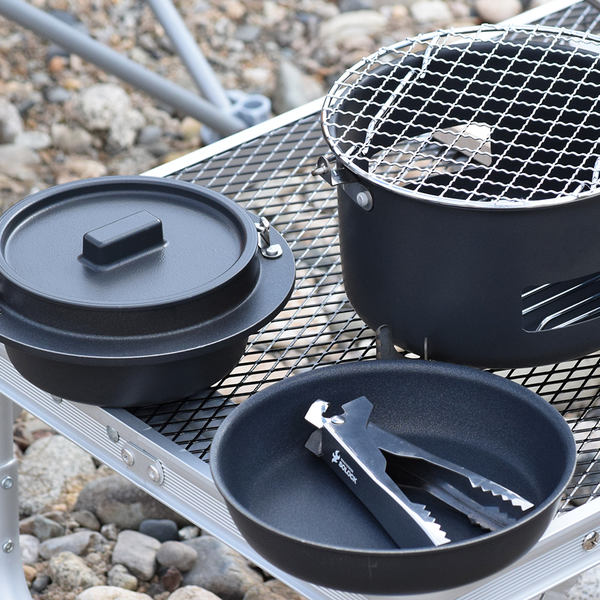 HAC（ハック） キャンプクッカー アルミ製 アルミアウトドアクッカー 4