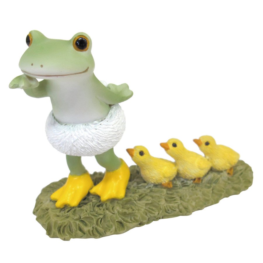 置き物 アヒルごっこ Copeau コポー （ カエル コポタロウ 置物 玄関