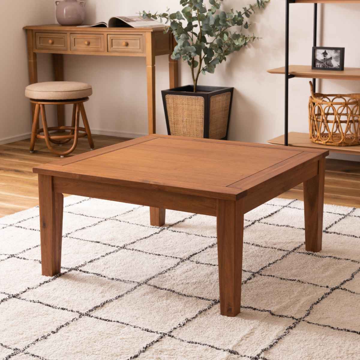 東谷 こたつ 幅75cm 正方形 木製 （ こたつテーブル センターテーブル