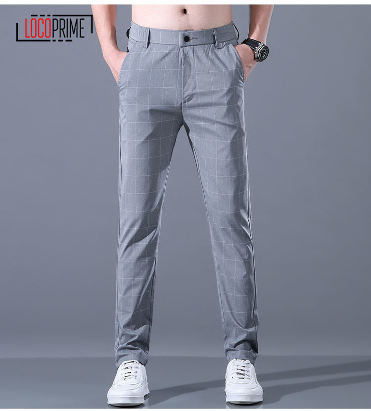 ゴルフパンツ チェック柄 格子柄 パンツ メンズ 2021夏 スラックス