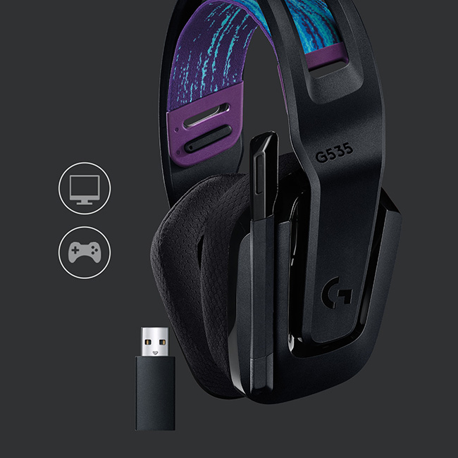 ロジクールG ゲーミングヘッドセット Logicool G G535 ワイヤレス 無線