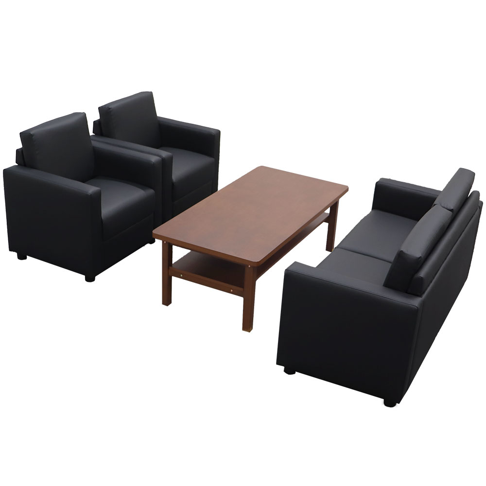 LOOKIT（ルキット） 応接セット 4点セット 4人 応接 ソファ 椅子 応接