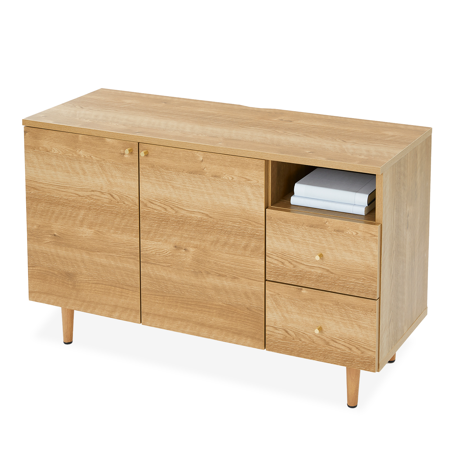 LOWYA（ロウヤ） サイドボード リビング おしゃれ 収納 国産 半完成品