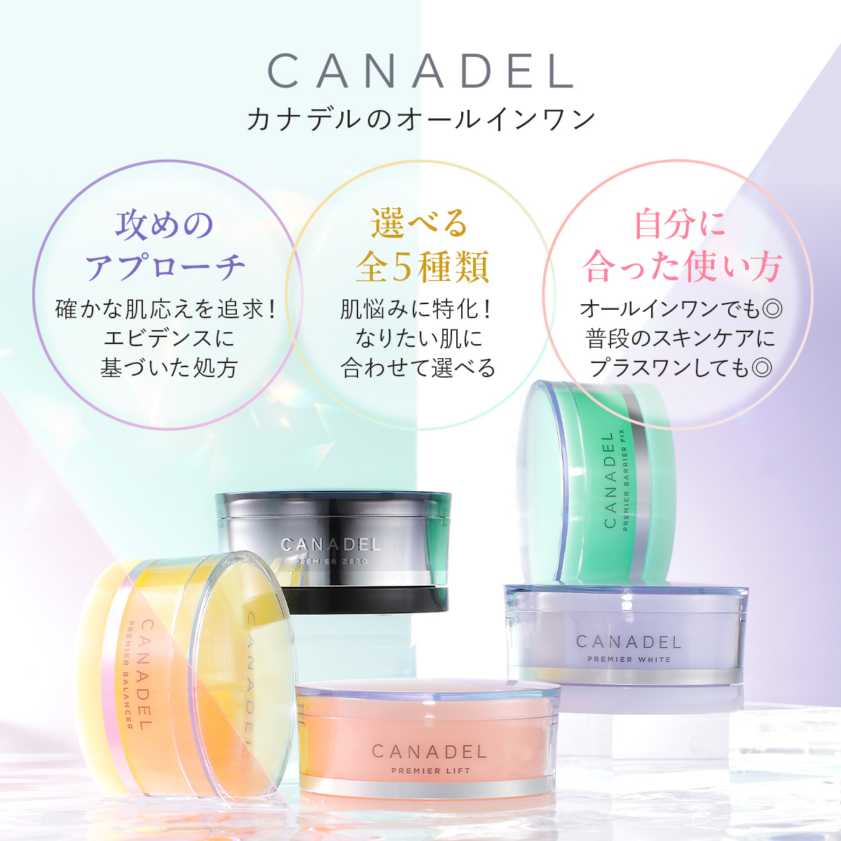 CANADEL 【ハリ透明感のある若々しい印象へ】 プレミアゼロ