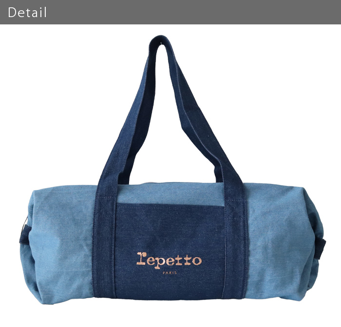 repetto（レペット） バッグ コットン ダッフル バッグ Lサイズ Blue