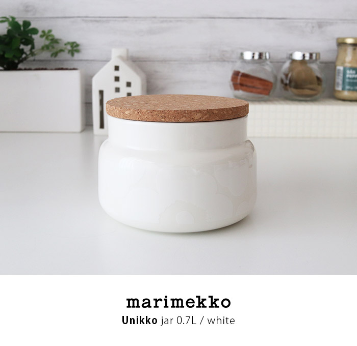 marimekko（マリメッコ） 保存容器 Unikko ウニッコ ジャー 0.7L