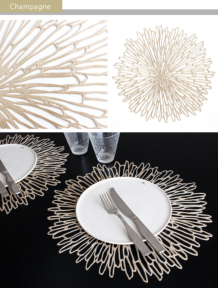 chilewich（チルウィッチ） ランチョンマット プレスド ブルーム Bloom