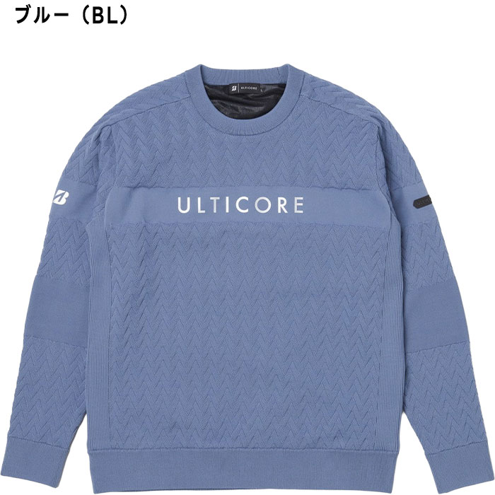 BRIDGESTONE GOLF ブリヂストン ゴルフ 長袖 クルーネック 防風