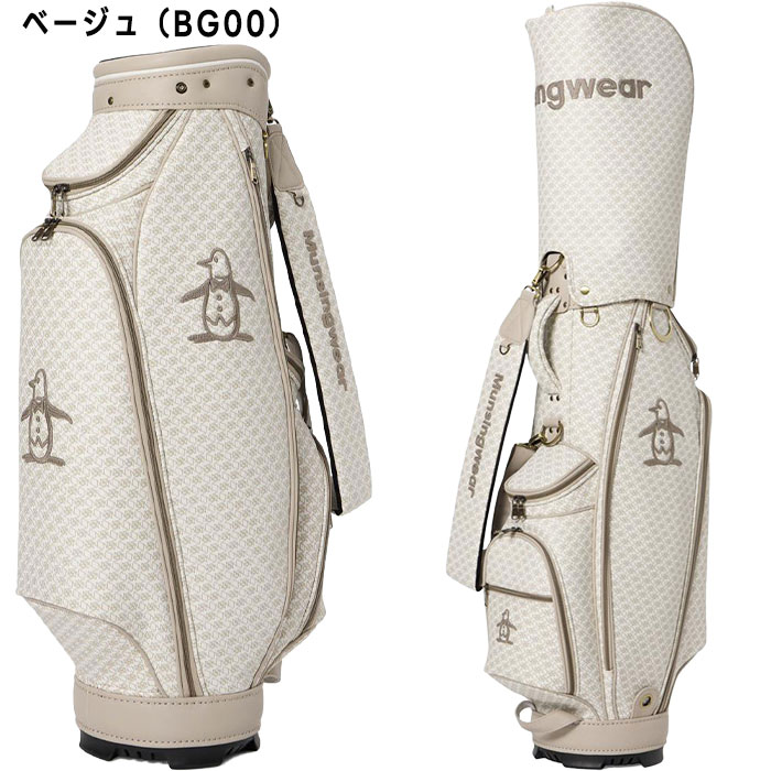 Munsingwear（マンシングウェア） ゴルフ 9.0型 総柄 キャディバッグ