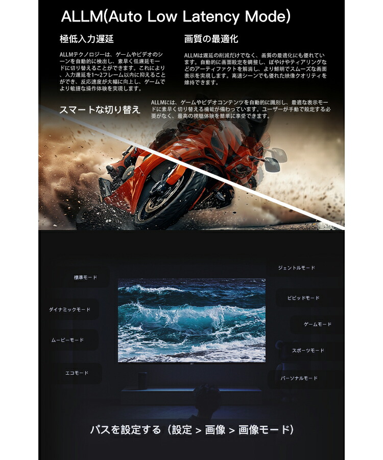 FPD チューナーレス テレビ 4K 50V型 Mini LED 量子ドット Google TV