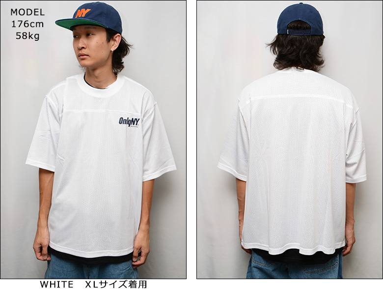 ONLY NY（オンリーニューヨーク） メッシュ Tシャツ ONLY NY COURT