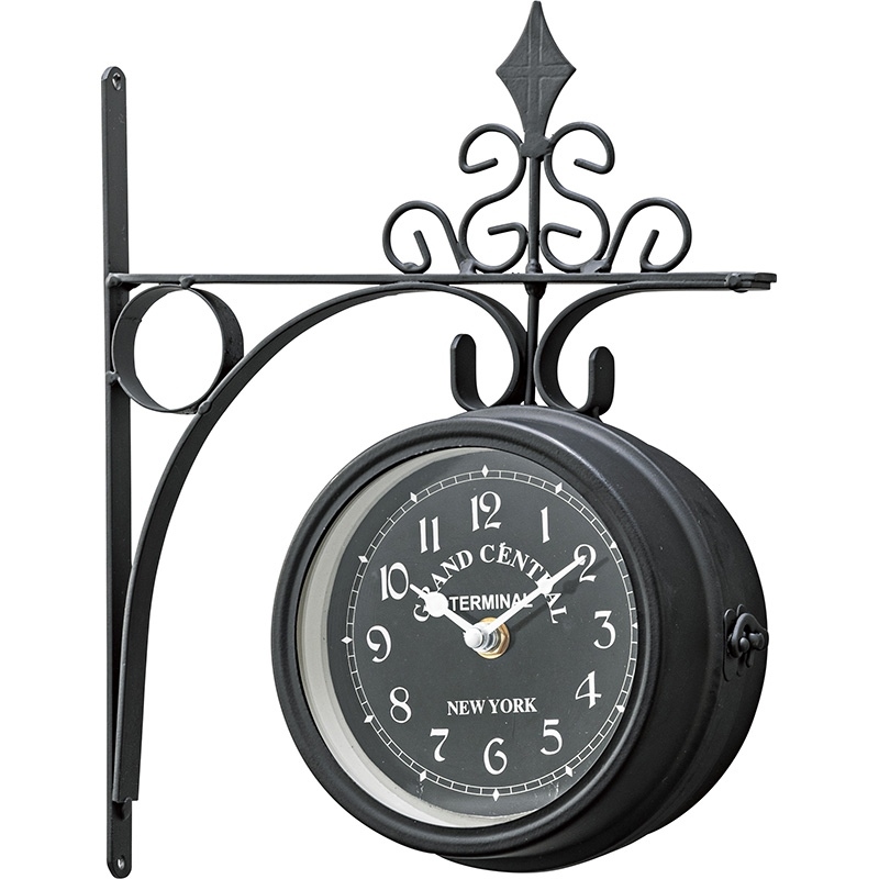 東谷 壁掛け時計 おしゃれ 両面 アンティーク アナログ オールド