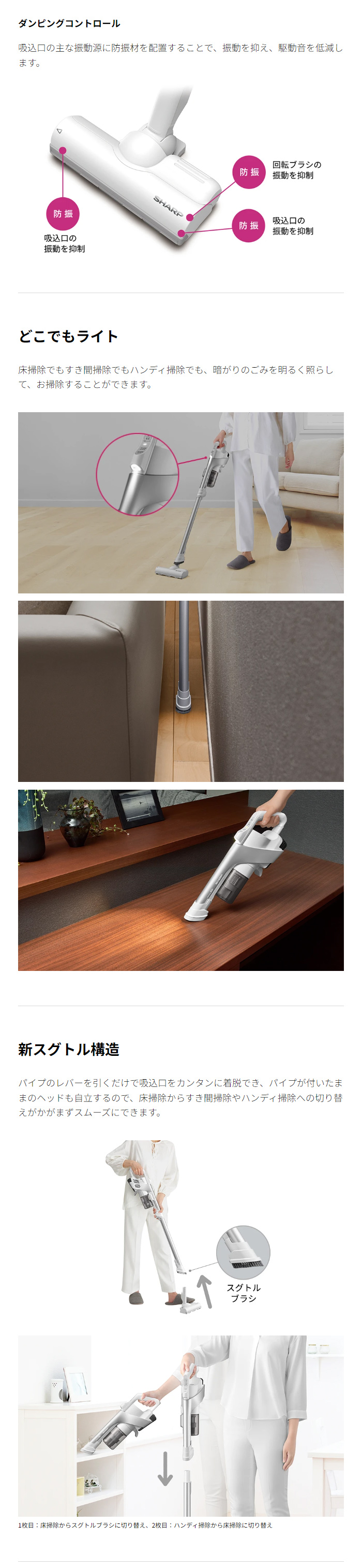 SHARP（シャープ） 掃除機 サイクロン式クリーナー RACTIVE Air