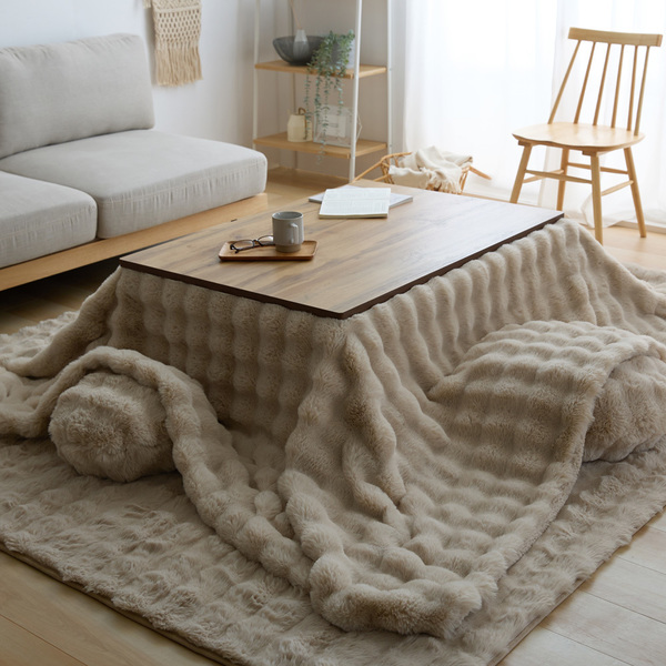 こたつ布団 もこもこ 正方形 こたつ 掛け布団 もこふわ ふわふわ