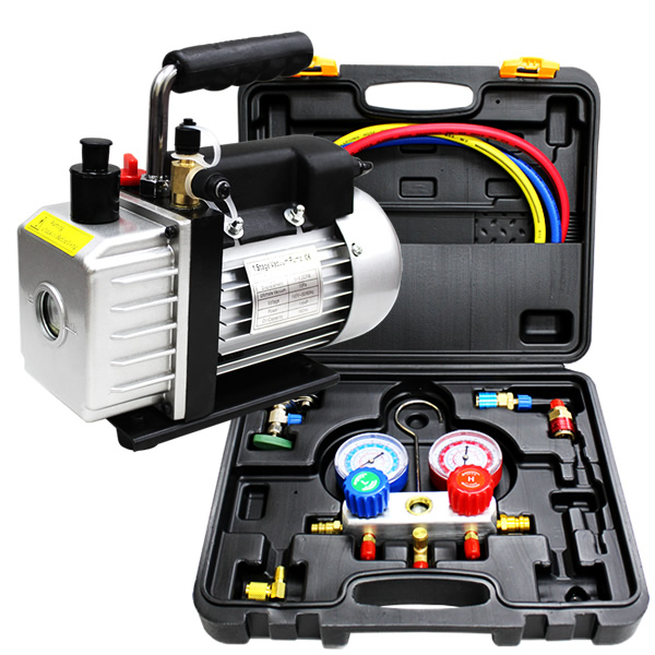 WEIMALL（ウェイモール） 真空ポンプ マニホールドゲージ エアコン