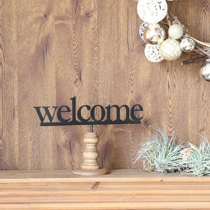 置物 インテリア おしゃれ オブジェ welcome ウェルカムボード 玄関
