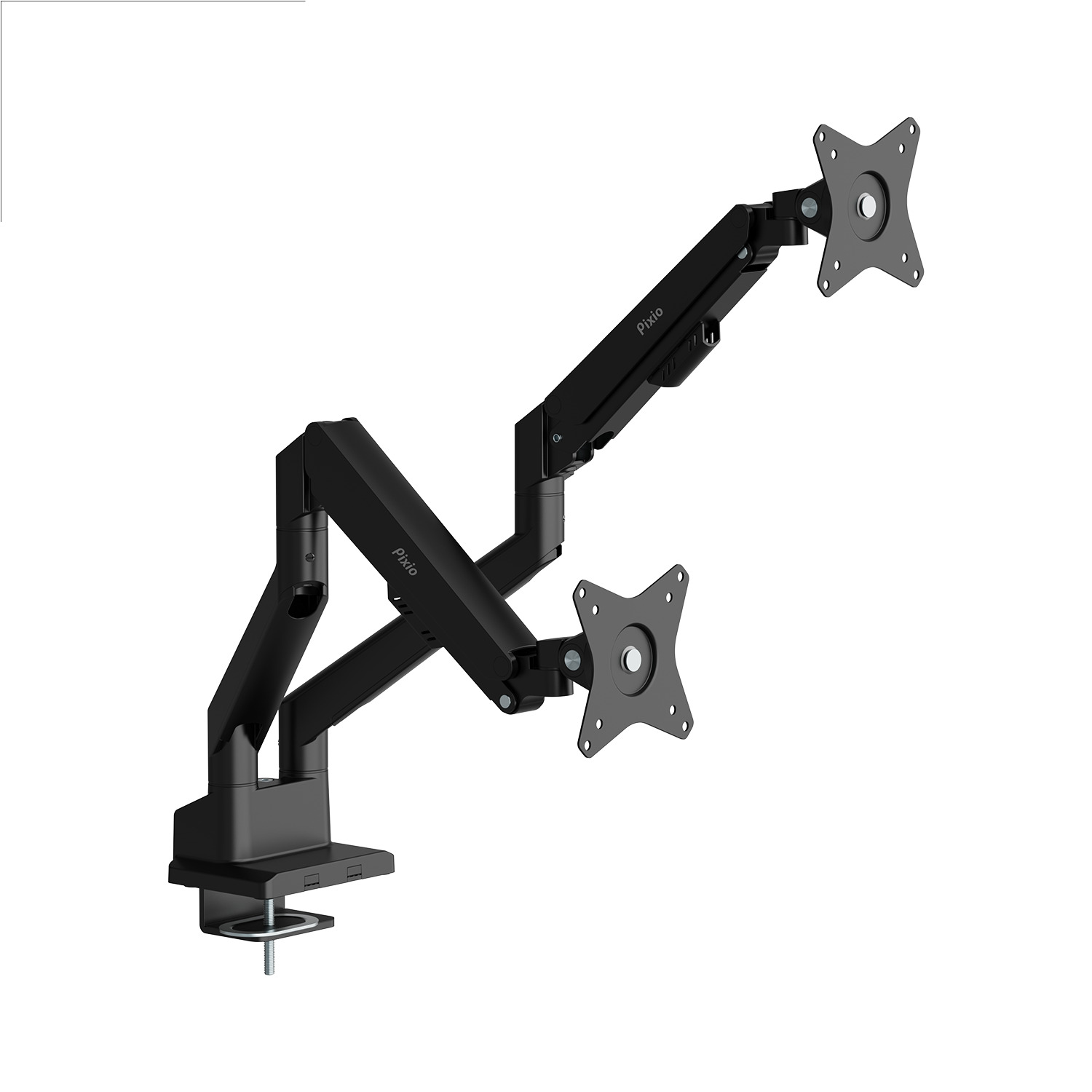Pixio モニターアーム デュアル PS1D Wave psw1d 2画面 ホワイト 白