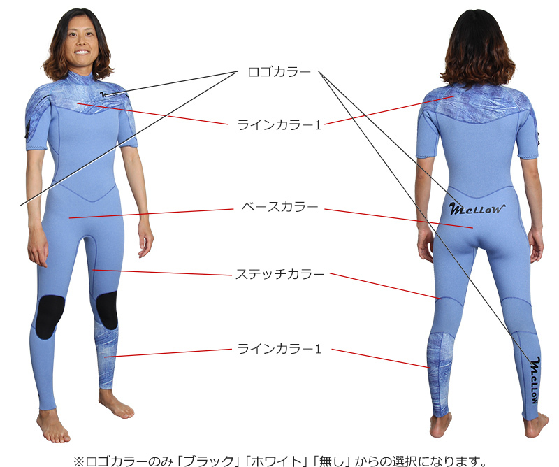 レディース ウエットスーツ サーフィン 3mm ジャージシーガル オーダー