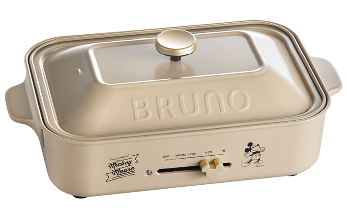 BRUNO（ブルーノ） ☆30％OFF☆ ディズニー ホットプレート 本体＆3種