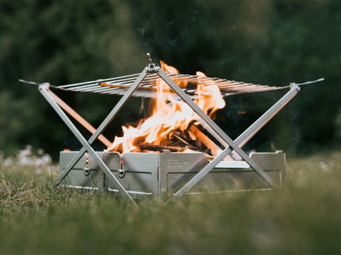 焚き火台 コンパクト Wolf&Grizzly ファイヤーセーフ : plywood - 通販