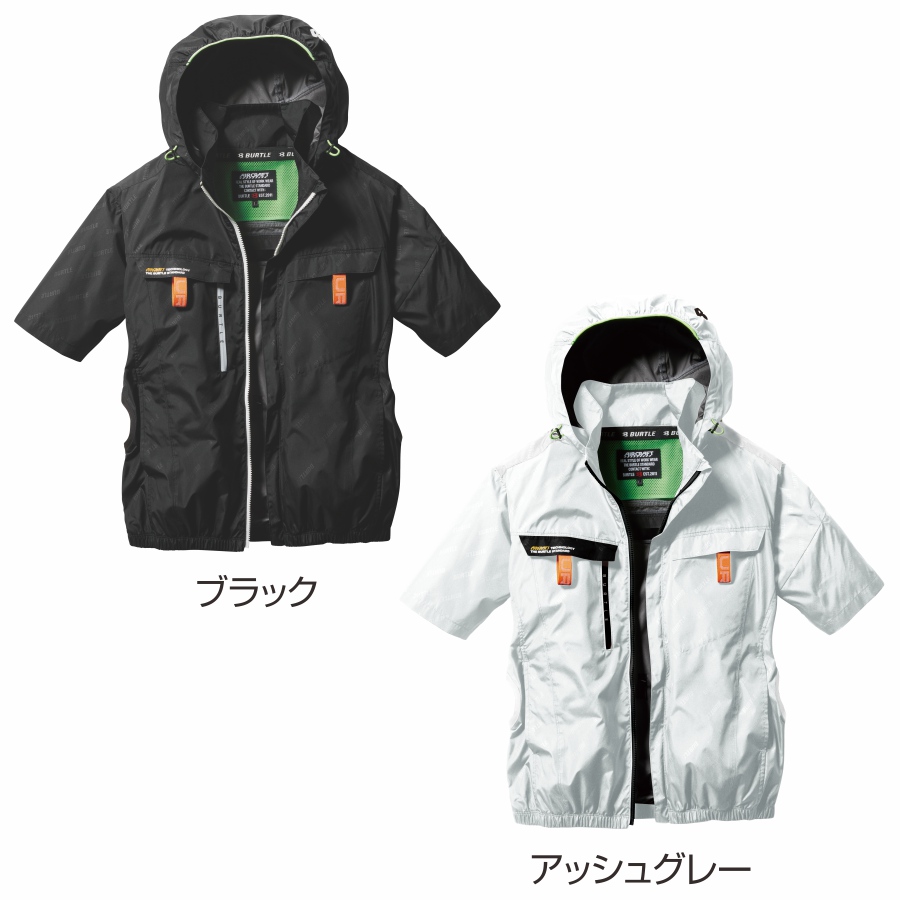BURTLE（バートル） 2024年モデル エアークラフト サイドファン半袖