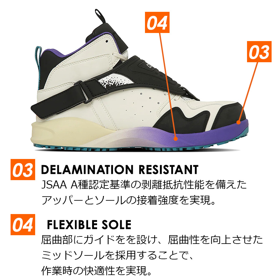 2025春夏新作 コンバース CPD AEROJAM PS エアロジャム 安全靴 作業靴