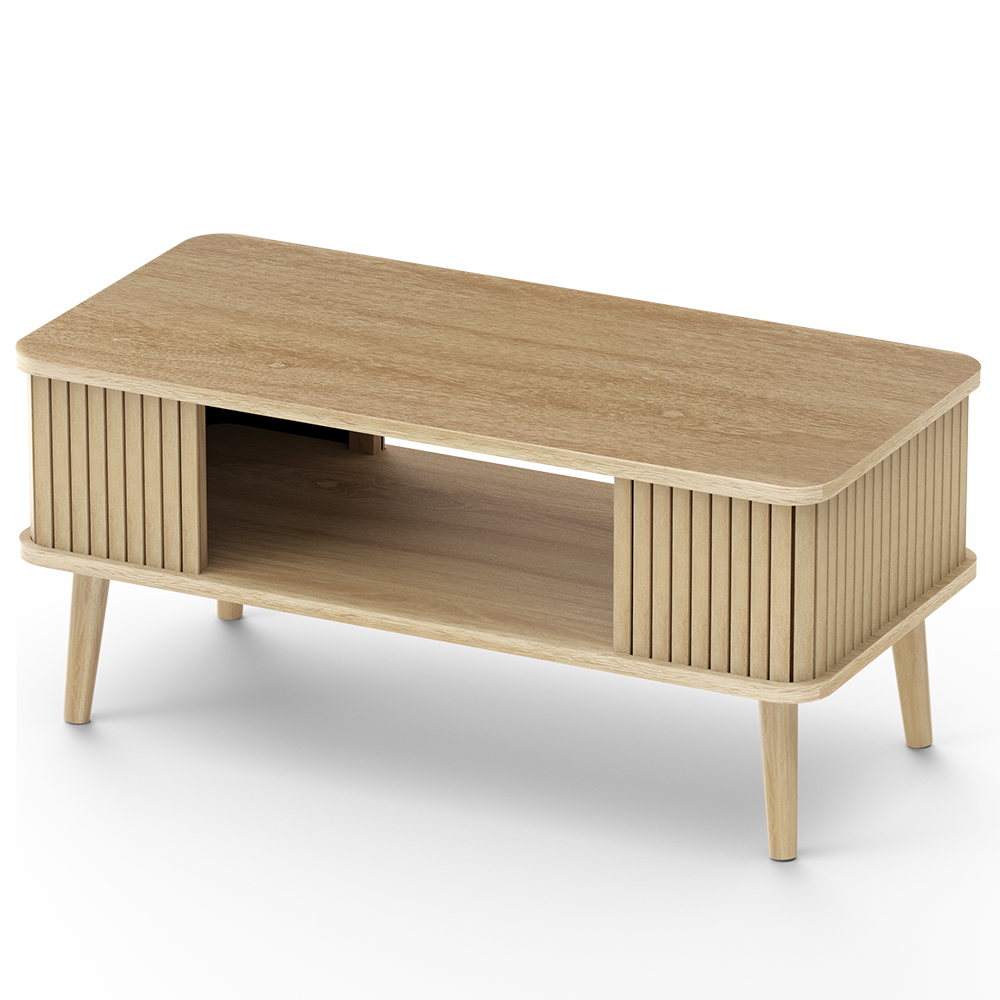 PROBASTO センターテーブル ローテーブル ダイニングテーブル 棚付き