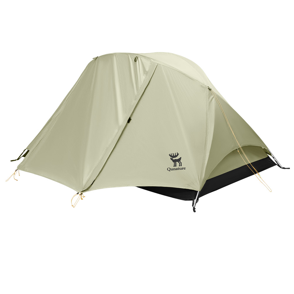 Qunature ソロテント 一人 二人 軽量 コンパクト 春夏 メッシュ ドーム