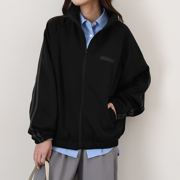 トラックジャケット レディース ジャージ 上 サイドライン おしゃれ 秋