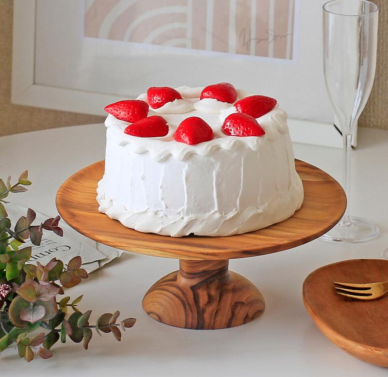 ケーキスタンド 木製 コンポート 皿 トレイ おしゃれ ウッドケーキ