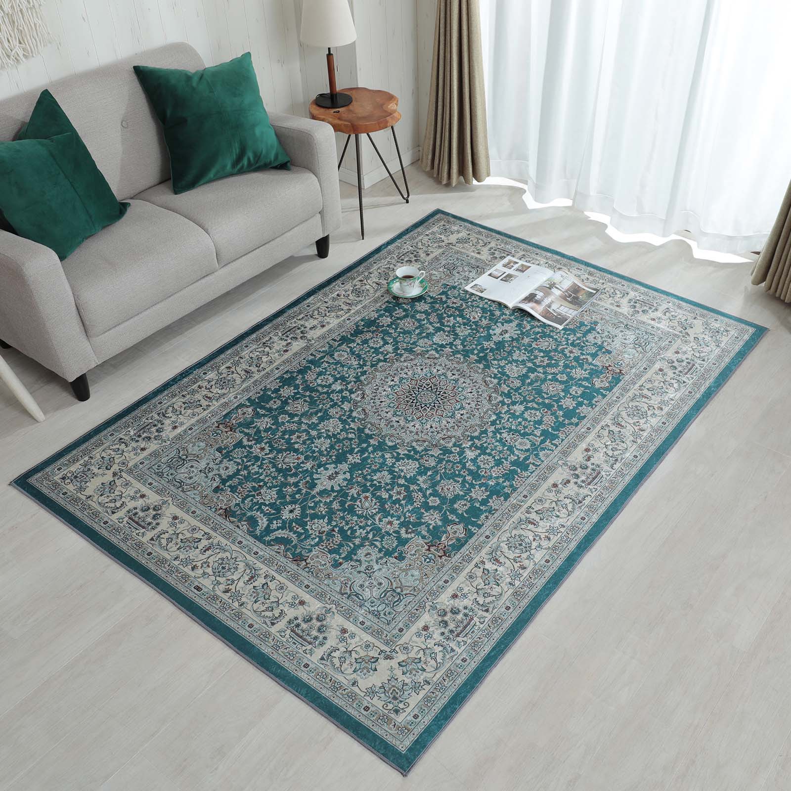 グラムスタイル ラグ カーペット ペルシャ風 1.5畳 140×200 北欧