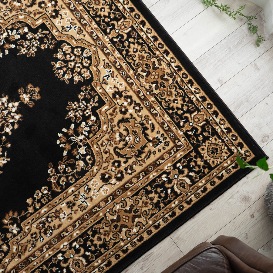 サヤンサヤン 絨毯 じゅうたん 200×200 約 2畳 用 ラグ カーペット